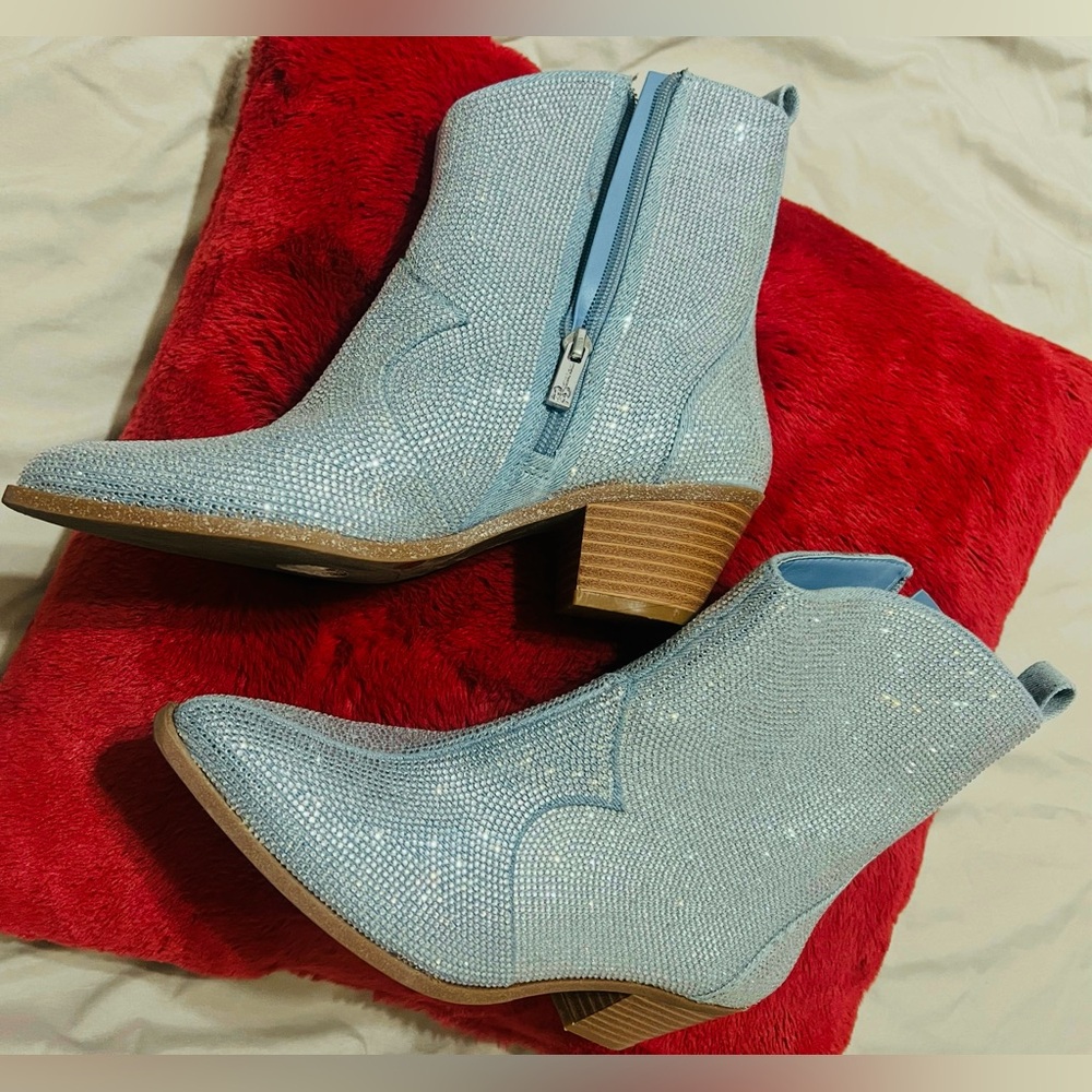 Women's Blue Ankle Boots